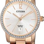 Citizen Women Silver Dial Stainless Steel Band Watch - EU6039-86A, bracelet