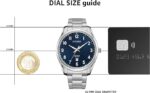 Citizen BI1031-51L Blue Analog Stainless Steel Quartz Men's Dress Casual Watch - Image 2