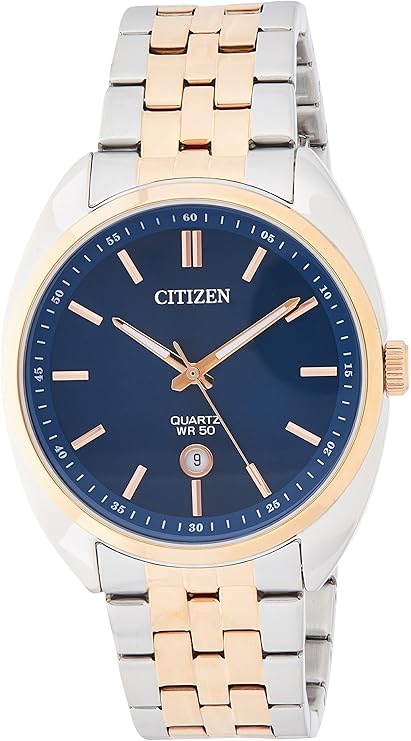 719wmOxn9ML._AC_SY741_ CITIZEN Mens Quartz Watch, Analog Display and Stainless Steel Strap - BI5096-53L - Image 1