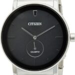 Citizen Watch for Men, Quartz Movement, Analog Display, Silver Stainless Steel Strap-BE9180-52E