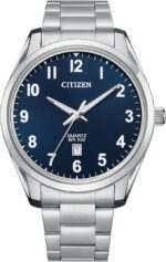 Citizen BI1031-51L Blue Analog Stainless Steel Quartz Men's Dress Casual Watch