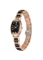 KENNETH SCOTT Women's Ceramic + Metal Analog Watch K23520-RCBB - 24 mm
