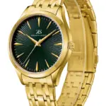 Kenneth Scott Men's Analog Green Dial Watch - K22016-GBGH