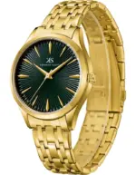 Kenneth Scott Men's Analog Green Dial Watch - K22016-GBGH