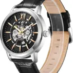 Kenneth Scott Automatic Black Dial Watch K24323 SLBBK For Men
