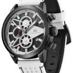 Kenneth Scott Men's Chronograph Black Dial Watch - K25108-BLWB