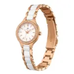 Kenneth Scott Women White Dial Analog Watch - K23509-KCWW