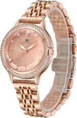 Kenneth Scott Women's Rose Gold Dial Analog Watch - K23521-RBKK - Image 2