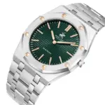 Beverly Hills Polo Club Slim Tech 5 Green Dial Silver Watch - BP3825X.370 - Image 4
