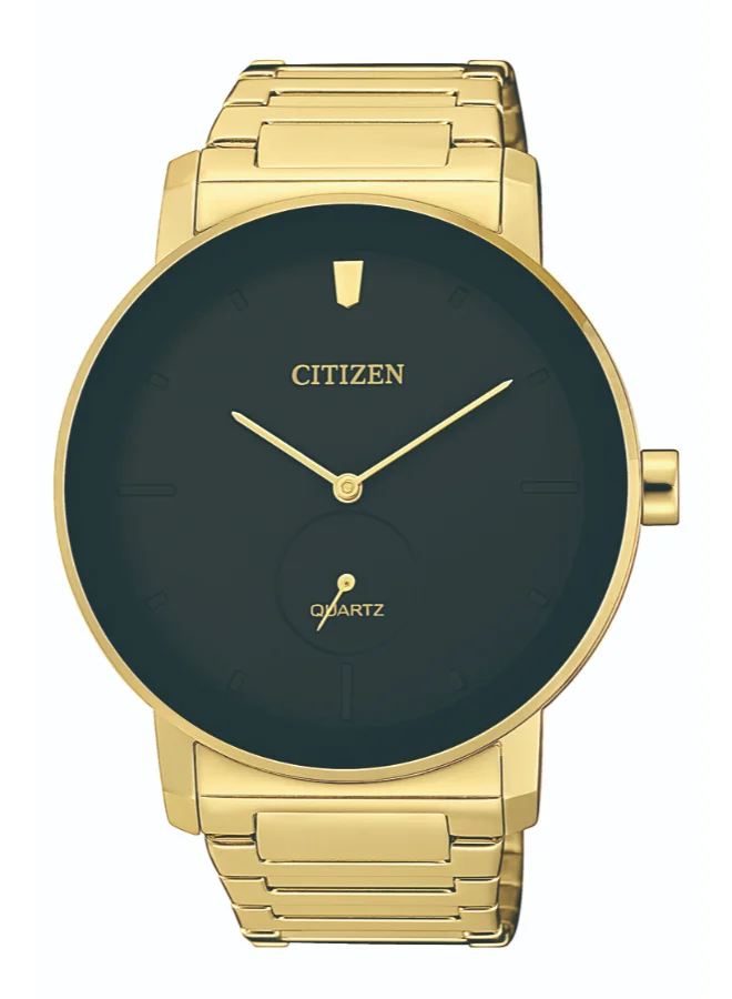 c3ea06f4-b938-43b1-b9bf-40769fd37cbe CITIZEN Men's Stainless Steel with Gold Plating Analog Watch BE9182-57E - 42 mm - Image 1