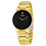Citizen Axiom Black Dial Gold-tone Men's Watch Item No. AU1062-56E