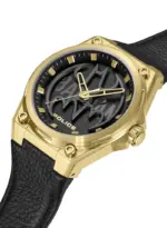 POLICE Men's Batwing Special Edition Genuine Leather Strap Analog Watch, 45mm - Image 4
