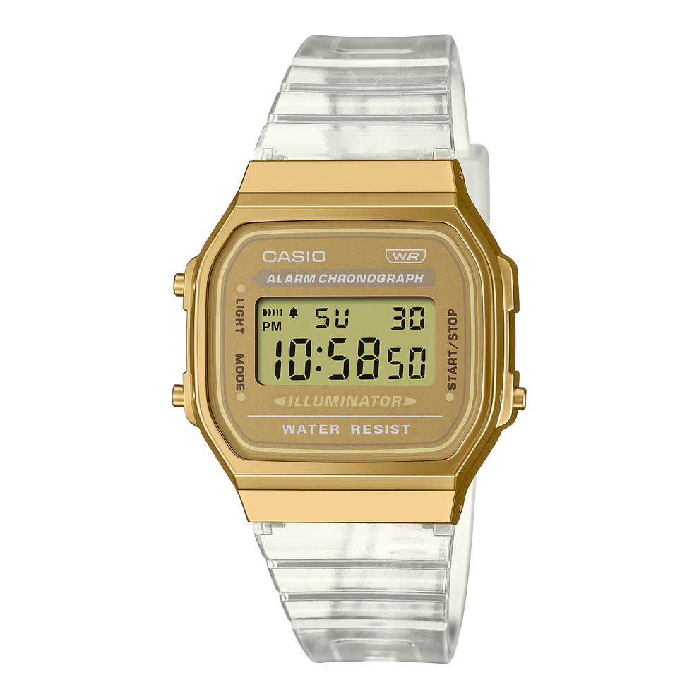 A168XESG-9A_ddf5bc05-93fc-45f8-883e-5ac96a1fcf43 CASIO VINTAGE UNISEX WATCH A168XESG-9ADF - Image 1
