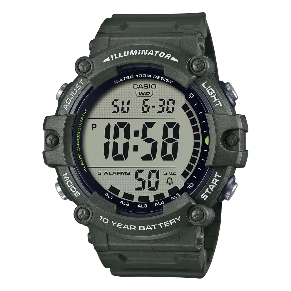 AE-1500WHX-3AV (1) CASIO DIGITAL AE-1500WHX-3AVDF MEN'S WATCH - Image 1