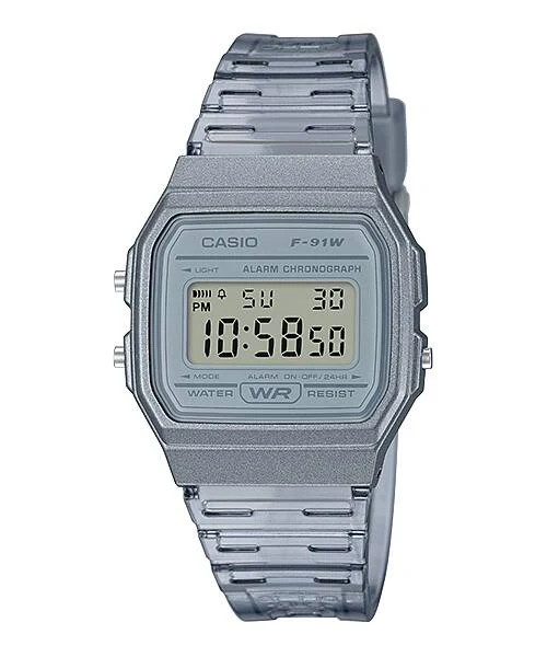F-91WS-8_Seq1 CASIO UNISEX DIGITAL WATCH F-91WS-8DF - Image 1
