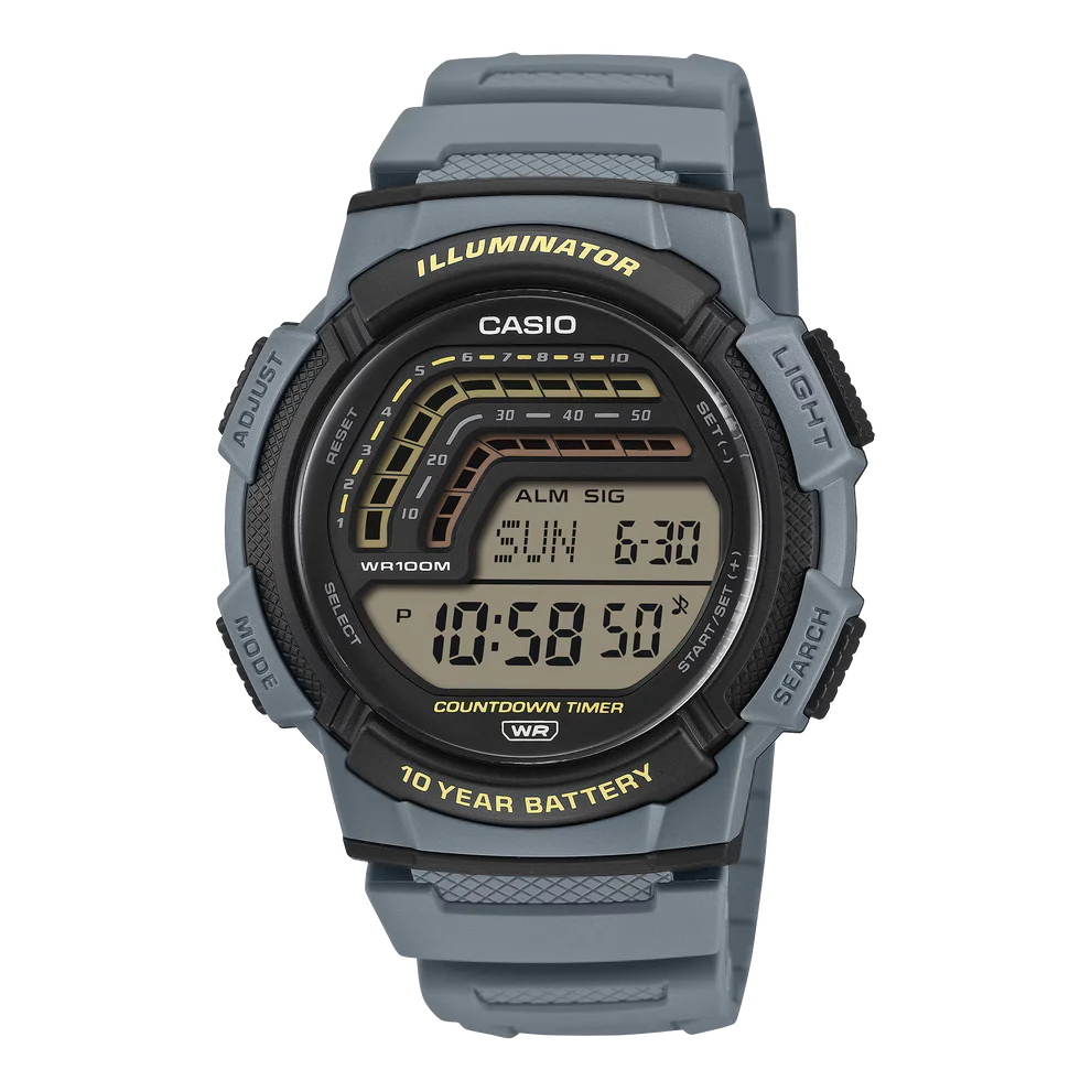 WS-1800-2AV CASIO Digital Men Watch WS-1800-2AVDF - Image 1