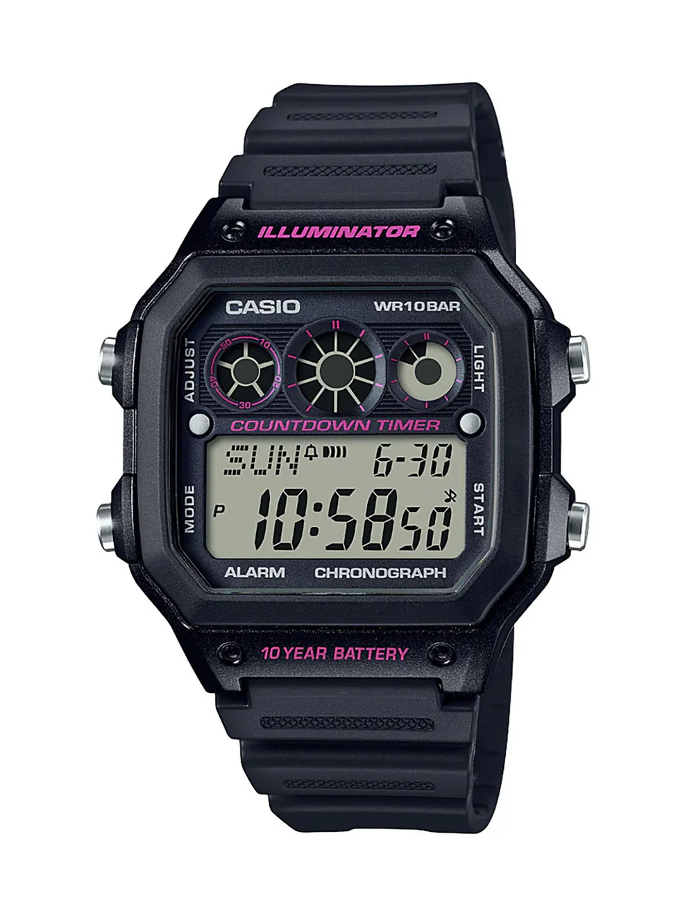 ae1300wh-1a2-casio-vintage-61819 CASIO Digital Men Watch AE-1300WH-1A2VDF - Image 1