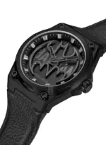 POLICE Men's Batwing Special Edition Genuine Leather Strap Analog Watch, 45mm - Image 2