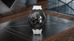 TORQUE SERIES LUXUARY CAR SPINNER WHEEL WATCHES WITH WHITE STRAP BY VOGUE VENUE