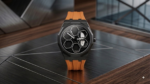 TORQUE SERIES LUXUARY CAR SPINNER WHEEL WATCHES WITH ORANGE STRAP BY VOGUE VENUE