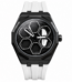TORQUE SERIES car spinner wheel watch with white strap